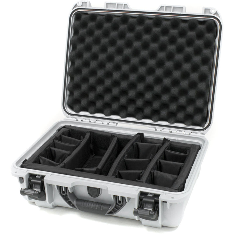 Nanuk 925 Case with Padded Dividers (Silver)