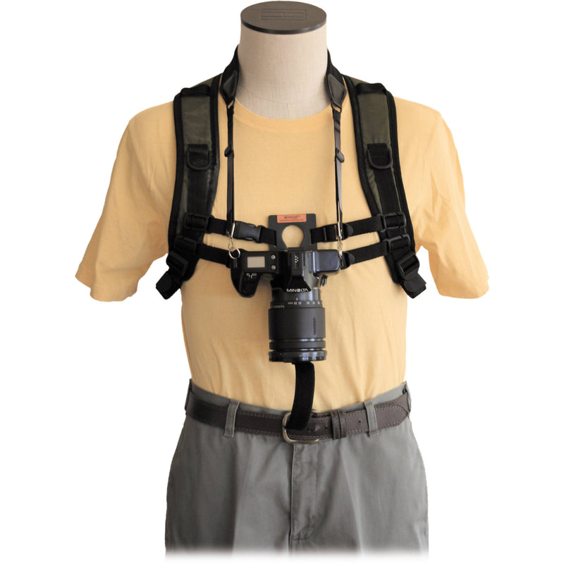 Keyhole Hands-Free Camera Harness (Black)