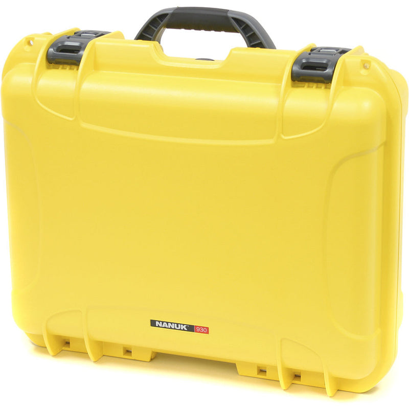 Nanuk 930 Case with Padded Dividers (Yellow)