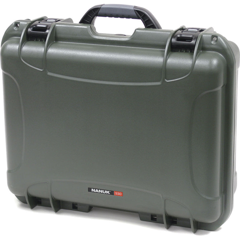 Nanuk 930 Case with Padded Dividers (Olive)