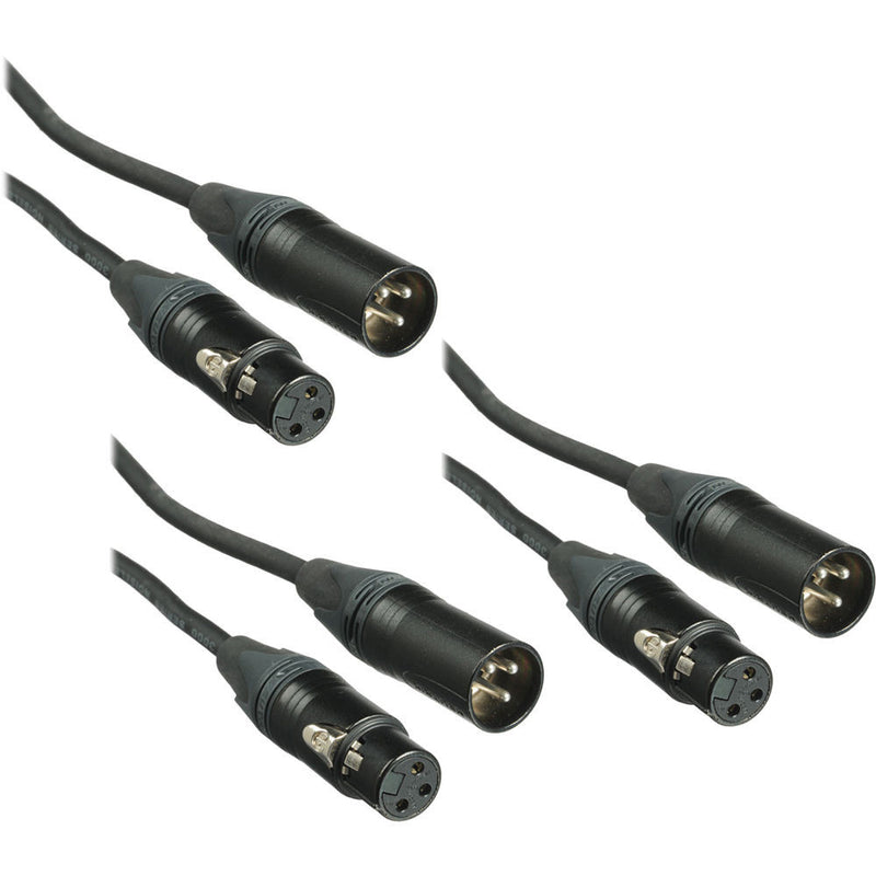 Kopul Premium Performance 3000 Series XLR M to XLR F Patch Cable Kit