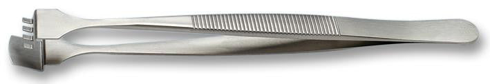 IDEAL-TEK 4WF.SA Tweezer, Wafer, Stainless Steel Body, Stainless Steel Tip