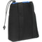 Zing Designs STB1 Extra Large Stuff Pouch (Black with Blue Trim)