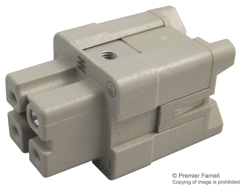 WEIDMULLER 1498200000 Heavy Duty Connector, Insert, HA Series, Cable Mount, Receptacle, 3 Contacts, Socket, 2 Rows