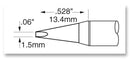 METCAL SFV-CH15A Soldering Iron Tip, Chisel, 1.5 mm