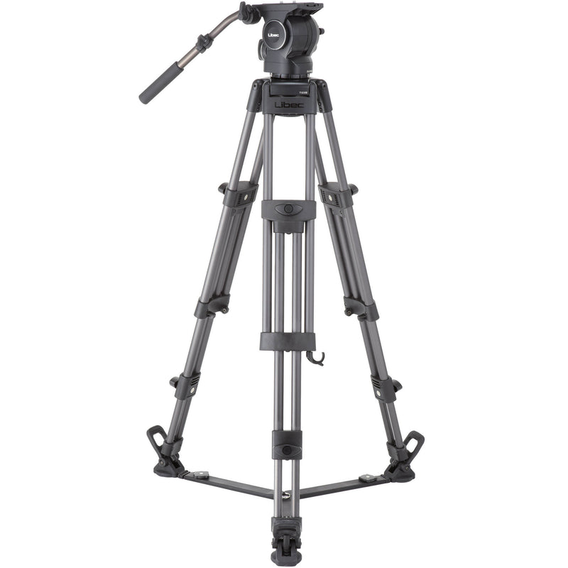 Libec RSP-850 Professional Aluminum Tripod System with Floor-Level Spreader