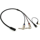 Remote Audio ENG Breakaway Cable for Blackmagic Cinema Cameras (3')