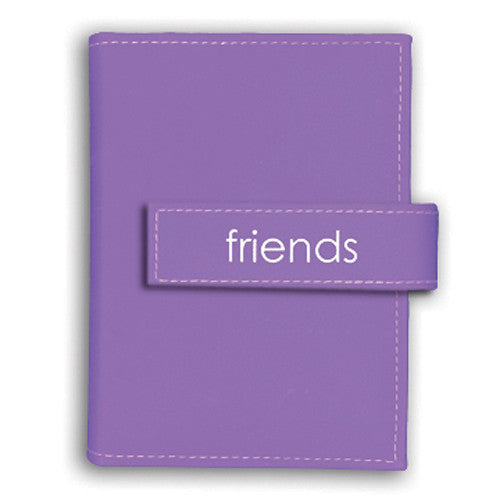 Pioneer Photo Albums EXP46-LF Expressions Embroidered Touch Fastened Photo Album (Lavender Friends)