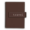 Pioneer Photo Albums Expressions Embroidered Strap Album - 4 x 6" ("Travel", Brown)