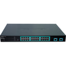 TRENDnet TPE-224WS 24-Port 10/100Mb/s Web Smart PoE Switch with Gigabit Ports & Mini-GBIC Slots