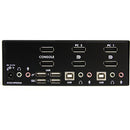 StarTech 2-Port Dual DisplayPort USB KVM Switch with Audio & USB 2.0 Hub