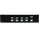 StarTech 4-Port High Resolution USB DVI Dual Link KVM Switch with Audio (Black)