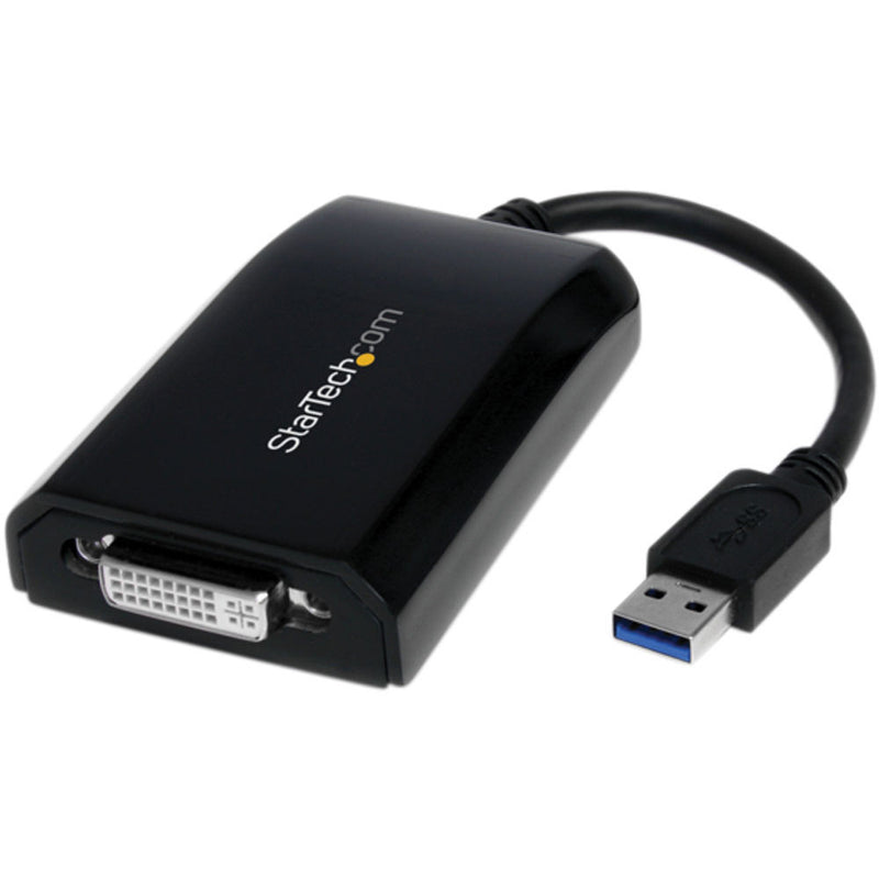 StarTech USB 3.0 to DVI/VGA External Video Card Multi-Monitor Adapter (Black)