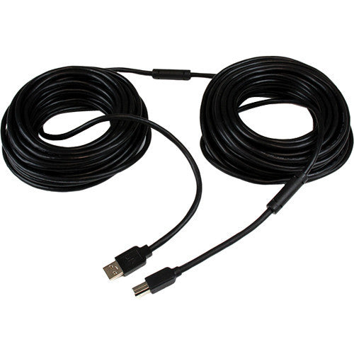 StarTech USB 2.0 Type-A Male to Type-B Male Active Cable (65')