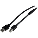 StarTech USB 2.0 Type-A Male to Type-B Male Active Cable (65')