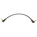 Remote Audio Stereo Jumper Cable 3.5mm Right Angle TRS plug to 3.5mm Right Angle TRS Plug (10")