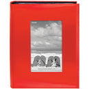 Pioneer Photo Albums Sewn Photo Album with Frame Cutout - For 4 x 6" (Orange)