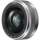 Panasonic Lumix G 20mm f/1.7 II ASPH. Lens with Circular Polarizer Filter Kit (Silver)