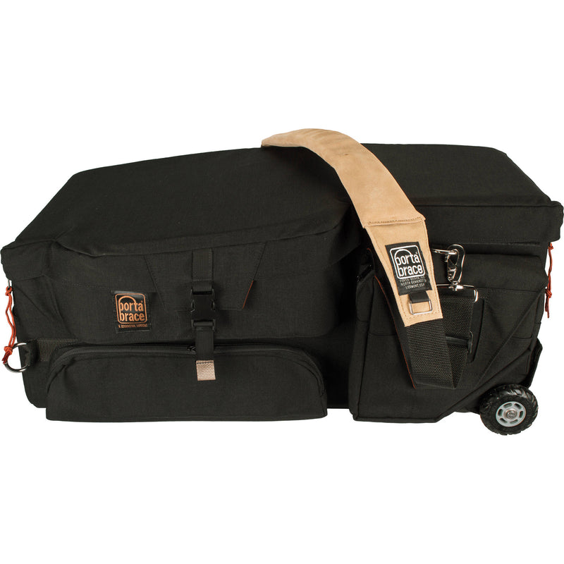 Porta Brace CC-HD1BOR Quick Draw Case with Off-Road Wheels (Black)