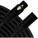 RapcoHorizon Gold PRO Microphone Cable with Neutrik XLR Female To XLR Male Connectors (15', Black)