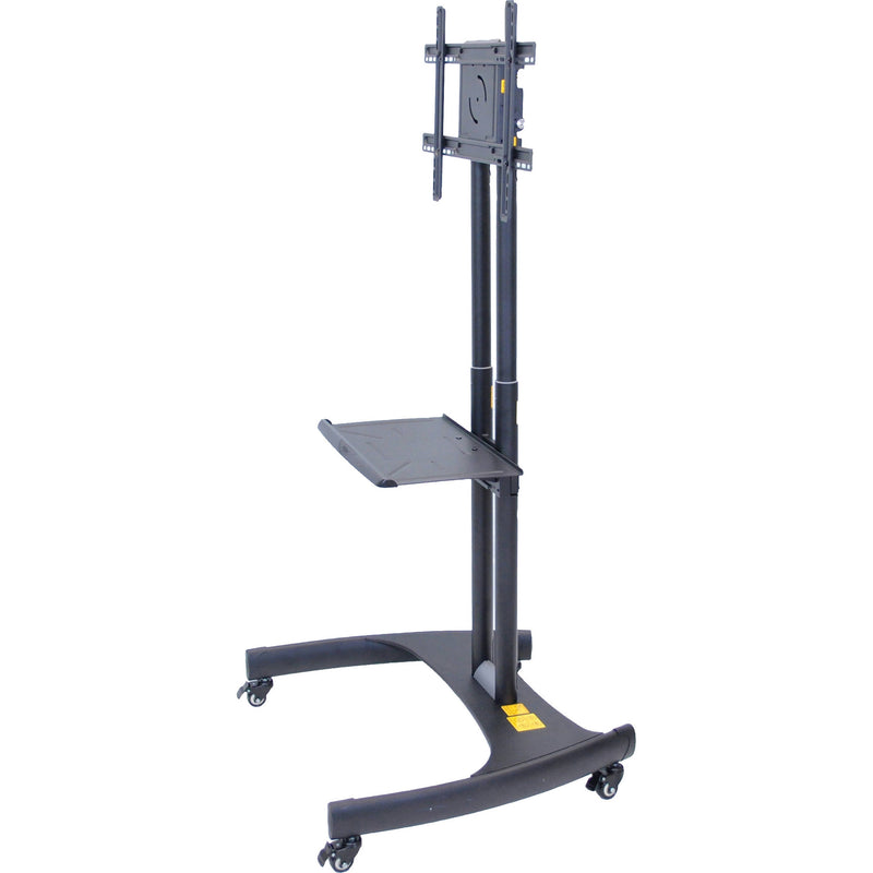 Luxor FP2500 Adjustable Height LCD TV Stand and&nbsp;Mount with Accessory Shelf