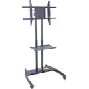 Luxor FP3500 Adjustable Height LCD TV Stand and&nbsp;Rotating&nbsp;Mount with Accessory Shelf