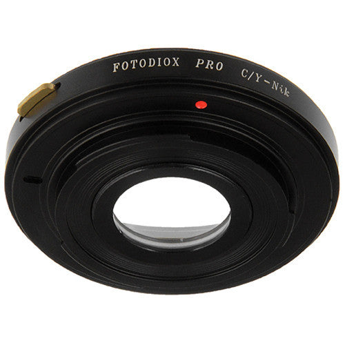 FotodioX Pro Lens Mount Adapter for Contax/Yashica Lens to Nikon F Mount Camera