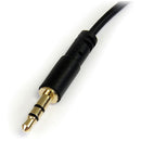 StarTech Right Angle 3.5mm to 3.5mm Stereo Audio Cable (Black, 6')