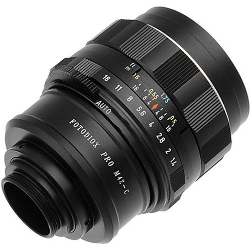 FotodioX M42 Pro Lens Adapter for C-Mount Cameras