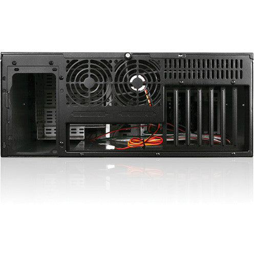 iStarUSA D Storm Series 4U Compact Stylish Rackmountable Chassis (Silver Bezel)