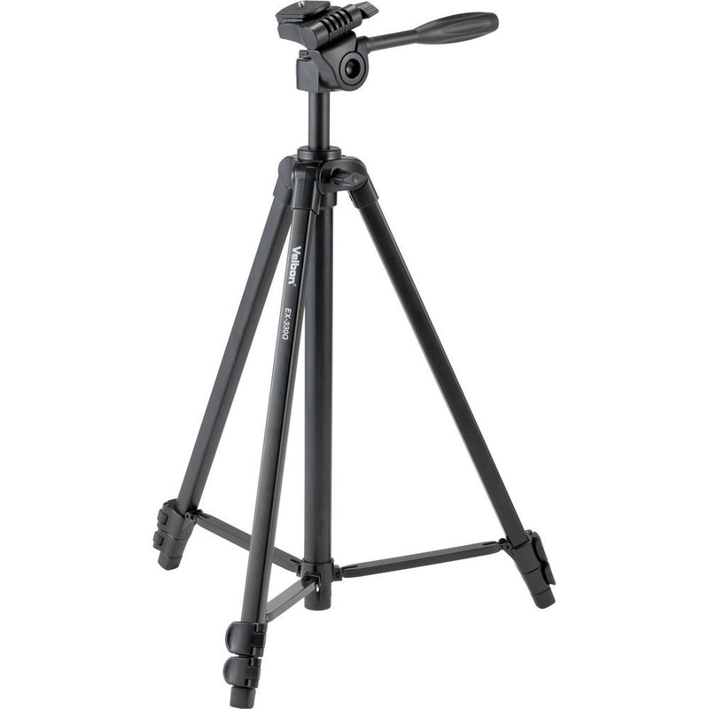 Velbon EX-330 Q Aluminum Tripod with 3-Way Pan/Tilt Head