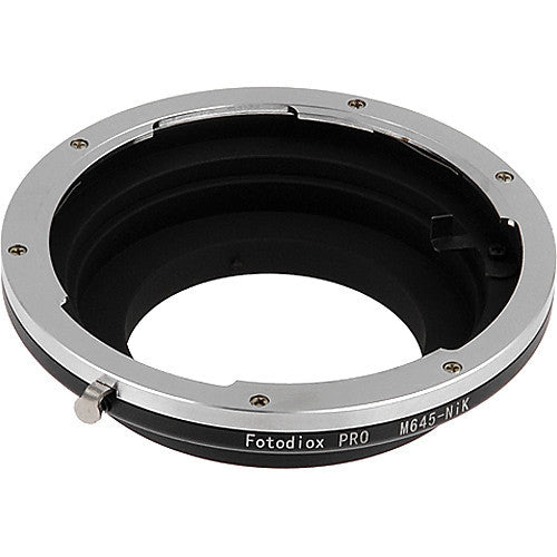 FotodioX Pro Lens Mount Adapter for Mamiya 645 Lens to Nikon F Mount Camera