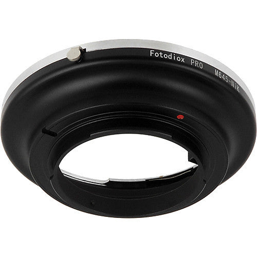 FotodioX Pro Lens Mount Adapter for Mamiya 645 Lens to Nikon F Mount Camera