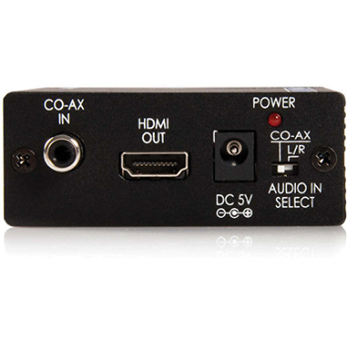 StarTech CPNTA2HDMI Component to HDMI Video Converter with Audio (Black)