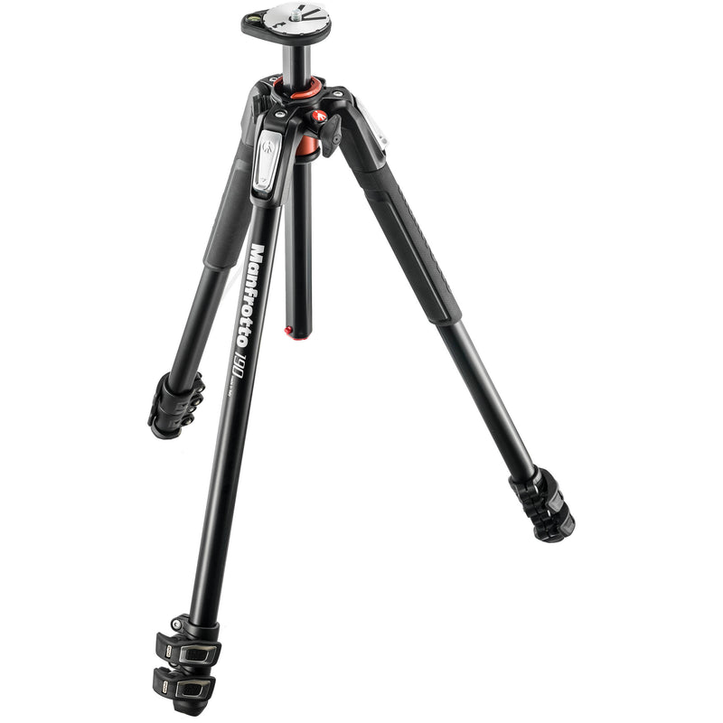 Manfrotto MT190XPRO3 Aluminum Tripod Kit with 494 Mini Ball Head and RC2 Quick-Release System