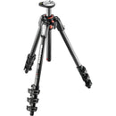 Manfrotto MVH500AH Flat Base Fluid Head, MT190CXPRO4 Tripod Legs,Padded Case Kit