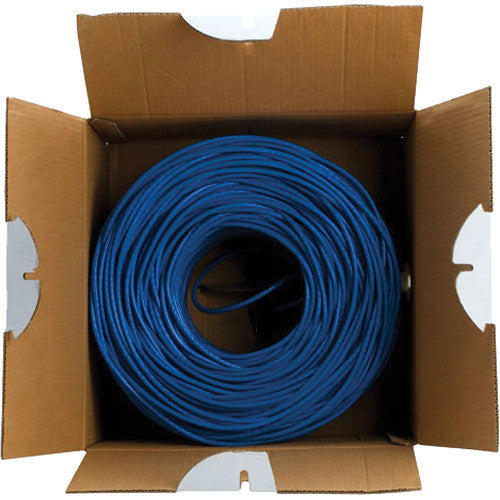 Cmple Category 6 Bulk Ethernet LAN Network Cable (Pull Box, 1000', Blue)