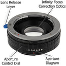 FotodioX Pro Lens Mount Adapter for Sony A Lens to Canon EF-Mount Camera