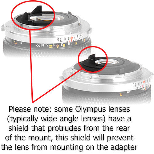 FotodioX Pro Lens Mount Adapter for Olympus OM Lens to Nikon F Mount Camera