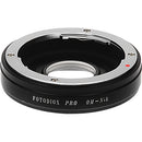 FotodioX Pro Lens Mount Adapter for Olympus OM Lens to Nikon F Mount Camera