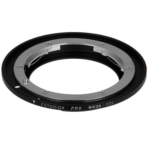 FotodioX Pro Lens Mount Adapter for Nikon F Lens to Canon EF-Mount Camera