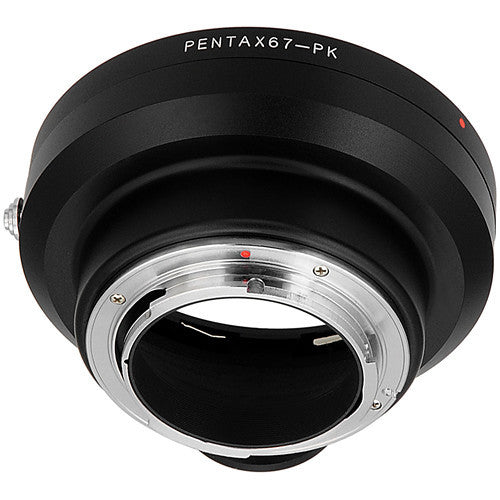 FotodioX Pro Lens Mount Adapter for Pentax 67 Lens to Pentax K Mount Camera