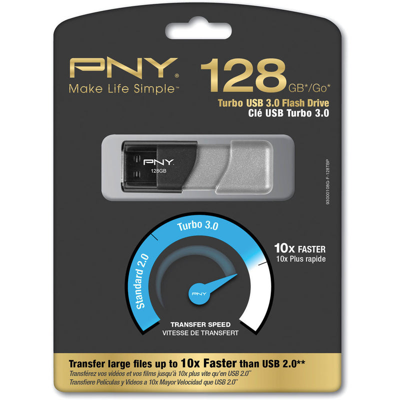 PNY Technologies 128GB Turbo 3.0 USB Flash Drive
