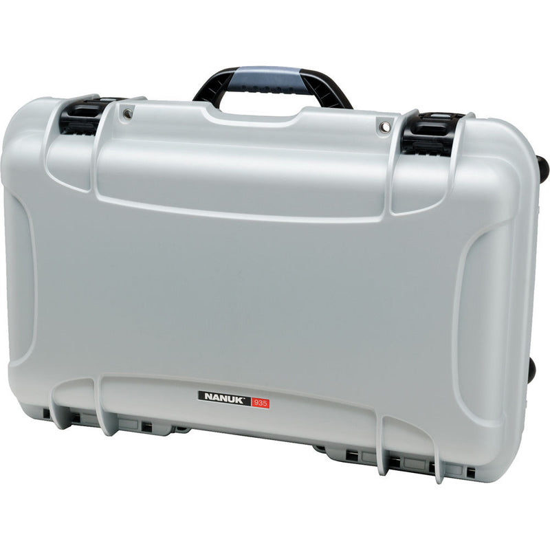 Nanuk Protective 935 Case with Padded Dividers (Silver)