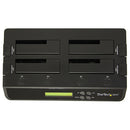 StarTech 4-Bay USB 3.0 eSATA to SATA Standalone Drive Duplicator Dock (Black)