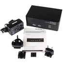 StarTech 2-Port DVI+VGA Dual Monitor KVM Switch with Audio & USB 2.0 Hub