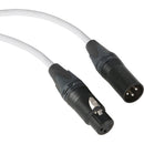 Kopul Premium Performance 3000 Series XLR M to XLR F Microphone Cable - 20' (6.1 m), White