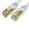 Tera Grand Premium Cat7 Double-Shielded 10Gb 600 MHz Cable (White, 3')