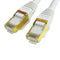 Tera Grand Premium Cat7 Double-Shielded 10Gb 600 MHz Cable (White, 10')