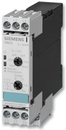 SIEMENS 3UG4513-1BR20 Phase Monitoring Relay, Multifunction, 3UG Series, SPST-NC, DIN Rail, Screw